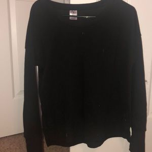 a black athletic wear longsleeve